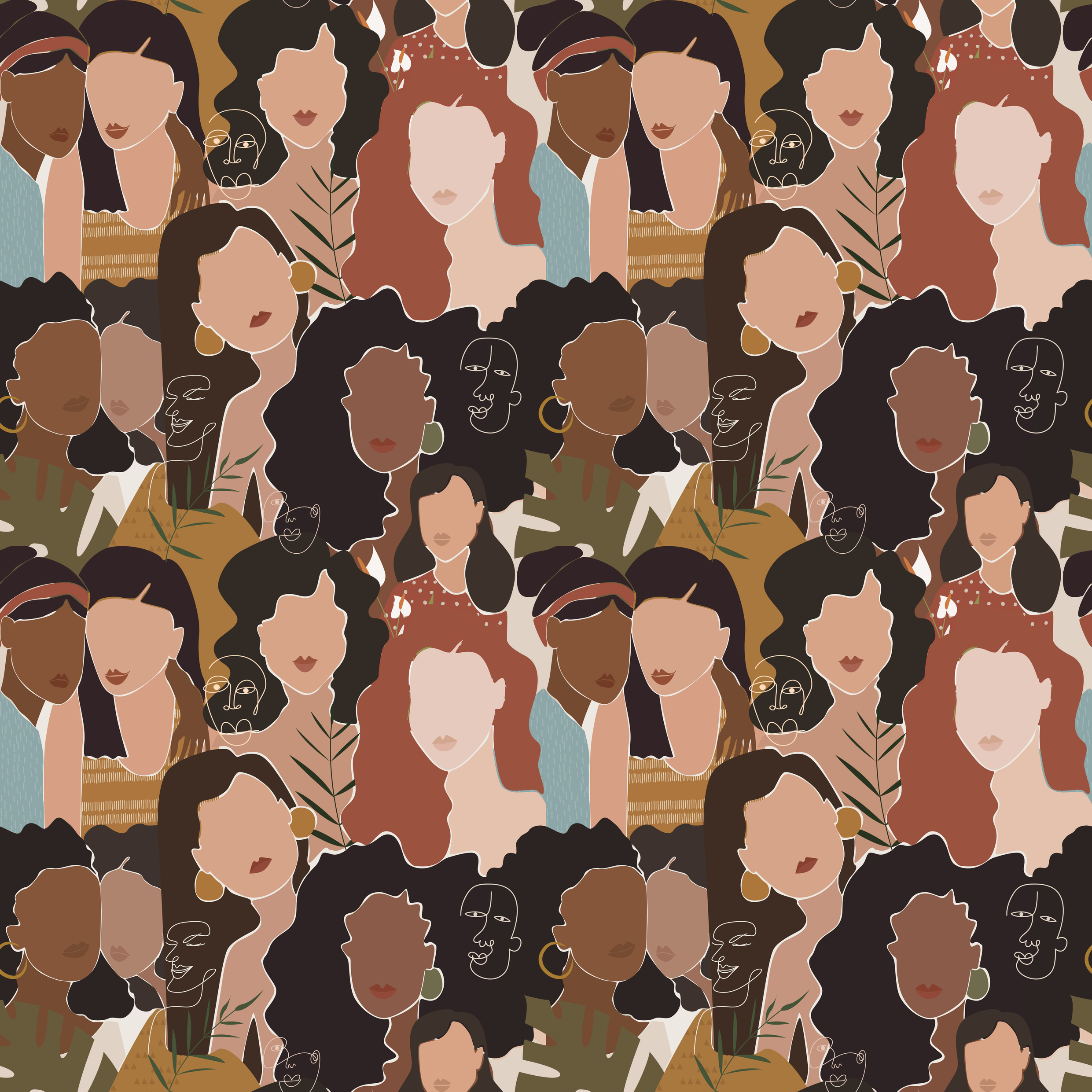 Diverse Women Pattern  